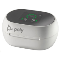 Poly Voyager Free 60+ MS Teams bluetooth headset, BT700 USB-A adaptér, dotykové nabíjecí pouzdro, bílá