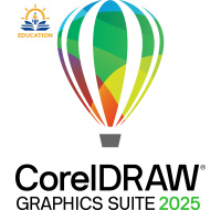 CorelDRAW Graphics Suite 2025 Education Perpetual License (incl. 1 Yr CorelSure Maintenance)(1-4)