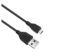 Solight USB kabel, USB 2.0 A konektor - USB B micro konektor, sáček, 1m