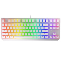 Endorfy herní klávesnice Thock TKL OWH Pudd.Khail  BR RGB /USB/ brown sw./ drátová / mechanická / US layout / bílá RGB