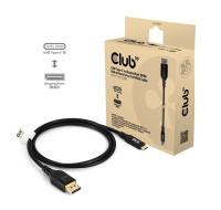 Club3D Kabel USB-C na DisplayPort 2.1, 10K60Hz, DSC1.2, UHBR10, 1m