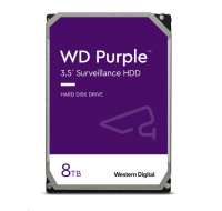 WD PURPLE WD85PURZ 8TB SATA/600 128MB cache, Low Noise, 180MB/s, CMR