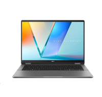 ASUS NTB Vivobook 14 Flip (TP3407SA-OLED003W), Intel Ultra 5-226V, 14" 1920 x 1200, 16GB, 512GB SSD, Arc, W11 Home, Gray