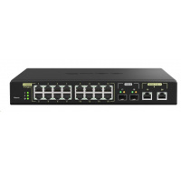 QNAP switch QSW-M2116P-2T2S (16x2,5GbE,2x10SFP+,2x10GbE,16xPoE+,2xPoE++,280W)