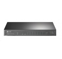 TP-Link CCTV switch TL-SG1210P (8xGbE, 1xGbE uplink, 1xSFP, 8xPoE+, 63W, fanless)