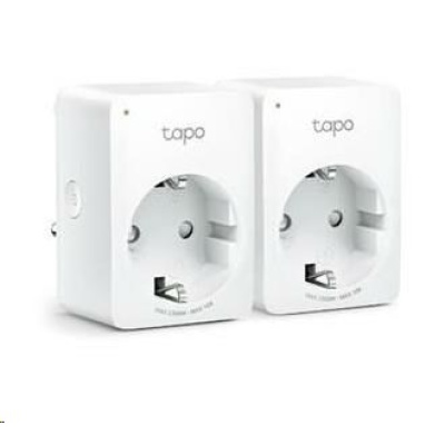 TP-Link Tapo P100(2-pack)(EU) chytrá WiFi mini zásuvka (2300W,10A,2,4 GHz,BT)