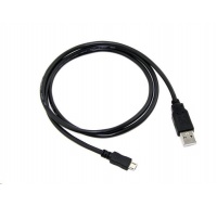 C-TECH kabel USB 2.0 AM/Micro, 1m, černý