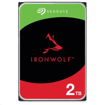 SEAGATE HDD 2TB IRONWOLF (NAS), 3.5", SATAIII, 5400 RPM, Cache 256MB