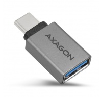 AXAGON RUCM-AFA, redukce USB-C (M) -> USB-A (F), USB 3.2 Gen 2, 3A, ALU