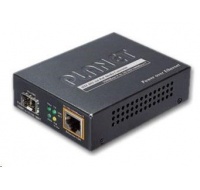 Planet GTP-805A konvertor 10/100/1000Base-T / miniGBIC SFP, PoE injektor IEEE 802.3at