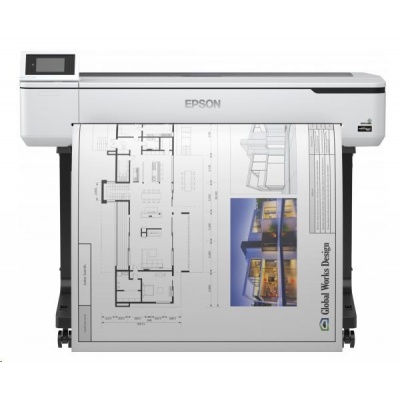 EPSON tiskárna ink SureColor SC-T5100, 4ink, A0, 2400x1200 dpi, USB ,LAN ,WIFI, Ethernet