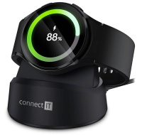 CONNECT IT Bezdrátová nabíječka WatchCharger pro Samsung Watch, Černá