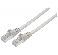 Intellinet patch kabel, Cat6A Certified, CU, SFTP, LSOH, RJ45, 30m, šedý