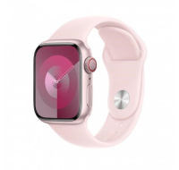 APPLE Watch Series 9 GPS + Cellular 45mm Pink Aluminium Case with Light Pink Sport Band - M/L