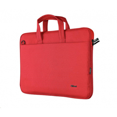 TRUST Pouzdro na notebook 16" Bologna Slim Laptop Bag Eco, červená