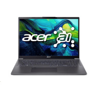 ACER NTB Aspire 16 (A16-71M-583D),Ultra5-125H,16"WUXGA,16GB,1TB SSD,Intel Arc,W11H,Gray