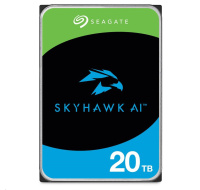 SEAGATE HDD 20TB SKYHAWK AI, 3.5", SATAIII, Cache 256MB, s R/V Senzorem