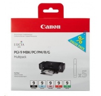 Canon Cartridge  PGI-9 MBK/PC/PM/R/G černá a barevná MULTI-PACK pro PIXMA iX7000