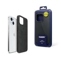 3mk ochranný kryt HARDY MagFabric Case pro Apple iPhone 15 Plus, Black