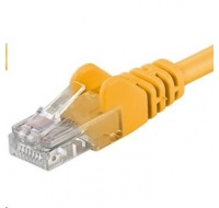 PREMIUMCORD Patch kabel UTP RJ45-RJ45 CAT5e 3m žlutá