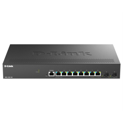 D-Link DMS-1250-10S/E 8x 2.5G BASE-T, 2x 10G SFP+ Smart Managed Switch