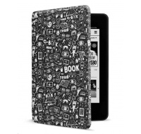 CONNECT IT pouzdro pro Amazon NEW Kindle Paperwhite 4 (2018), černé Doodle