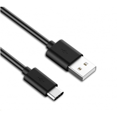 PremiumCord Kabel USB 3.1 C/M - USB 2.0 A/M, rychlé nabíjení proudem 3A, 1m, černá