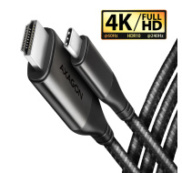 AXAGON RVC-HI2MC, USB-C -> HDMI 2.0a redukce / kabel 1.8m, 4K/60Hz HDR10