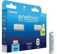 PANASONIC HR6 AA 3MCCE/8BE ENELOOP N, 2000 mAh (Blistr 8ks)