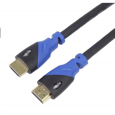 PREMIUMCORD Kabel HDMI - Ultra HDTV, 1m (Color, zlacené konektory)