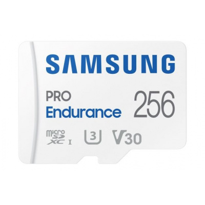 Samsung micro SDXC karta 256GB PRO Endurance + SD adaptér