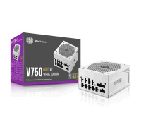 Cooler Master zdroj V750 Gold-V2 White Edition, 750W, 80+ Gold, fully modular, bilá