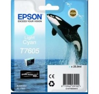 EPSON ink bar ULTRACHROME HD "Kosatka" - Light Cyan - T7605 (25,9 ml)