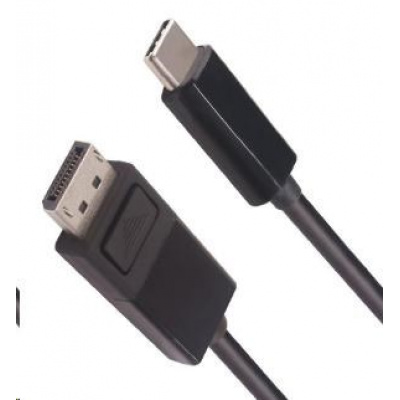 PremiumCord kabel USB-C male na DP1.4 8K DisplayPort male 2m