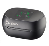 Poly Voyager Free 60+ MS Teams bluetooth headset, BT700 USB-C adaptér, dotykové nabíjecí pouzdro, černá