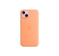 APPLE iPhone 15 Plus Silicone Case with MagSafe - Orange Sorbet