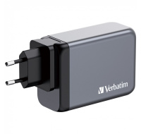 VERBATIM GaN Nabíječka do sítě GNC-240, 240W, 3x USB-C, 1x USB