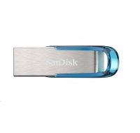 SanDisk Flash Disk 64GB Ultra Flair, USB 3.0, tropic modrá