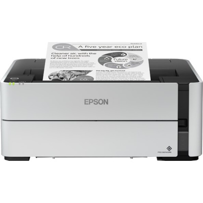 EPSON tiskárna ink EcoTank Mono M1180, A4, 1200x2400dpi, 39ppm, USB, Ethernet, Wi-Fi, Duplex