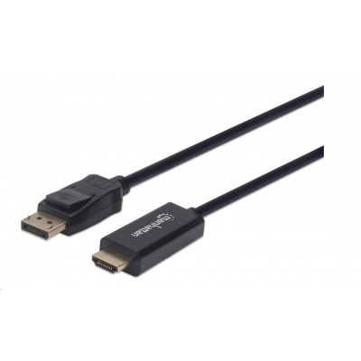 MANHATTAN Kabel DisplayPort na HDMI, 1.8m, černý