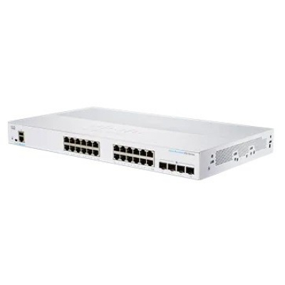 BAZAR - Cisco switch CBS350-24T-4G-EU (24xGbE,4xSFP,fanless) - REFRESH - použito