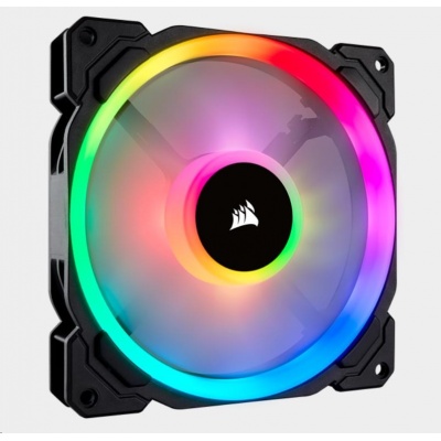 CORSAIR ventilátor LL Series, LL140 RGB, 140mm Dual Light Loop RGB LED PWM Fan, Single Pack