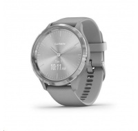 Garmin monitorovací náramek a hodinky vivomove3 Sport, Silver/Gray Band