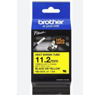 BROTHER smršťovací bužírka - HSE-631E žlutá pro E300VP H300 H500 E550 P700 P750 D800 P900 P950 - 11,2,, / 2,1-7mm / 3:1