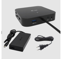 i-tec USB-C HDMI + Dual DP Docking Station + PD 100 W + Universal Charger 112 W