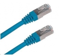 XtendLan patch kabel Cat6A, SFTP, LS0H - 0,3m, modrý (prodej po 10 ks)