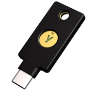 Security Key C NFC - USB-C, podporující vícefaktorovou autentizaci (NFC), podpora FIDO2 U2F, voděodolný