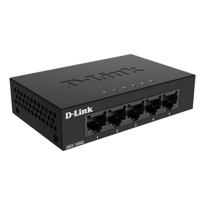 D-Link DGS-105GL 5-port Gigabit Metal Housing Desktop Switch