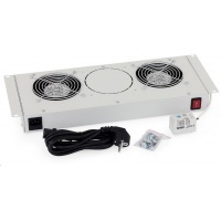 TRITON Ventilační jednotka spodní(horní) pro RBA-A6, RUA-1V-230V/15W termostat, černá