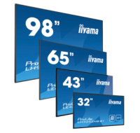 iiyama ProLite LH5565UHSB-B1, 138.6cm (54.6''), 4K, USB, RS232, Ethernet, Wi-Fi, Android, kit (RS232), black